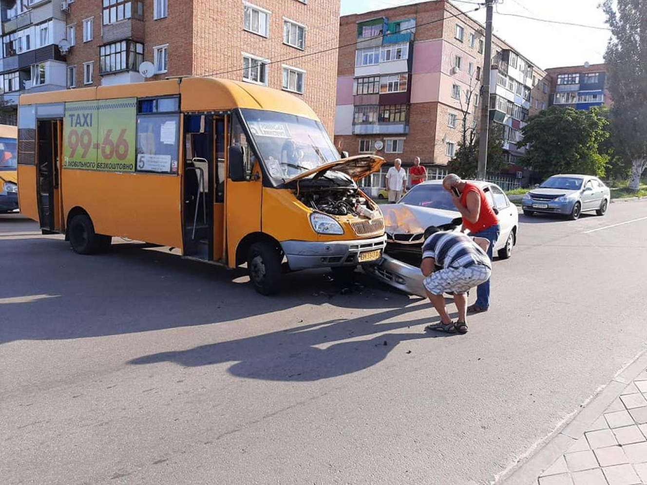 У Сумах чергова аварія з маршруткою