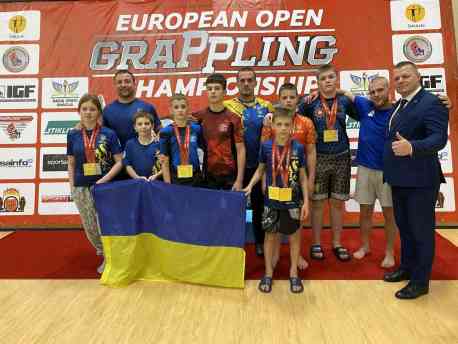 Юні борці з Сумщини відзначилися на чемпіонаті Європи з греплінгу