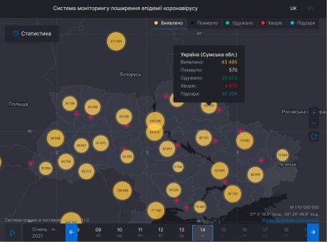 Ще шестеро жителів Сумщини померли від ускладнень COVID-19