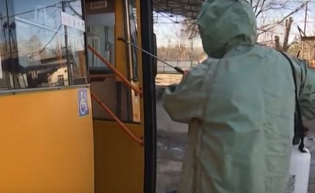 Як дезінфікують приватні маршрутки, показали у Сумах