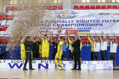 Сум&rsquo;яни виграли чемпіонат світу з футзалу серед спортсменів з вадами зору