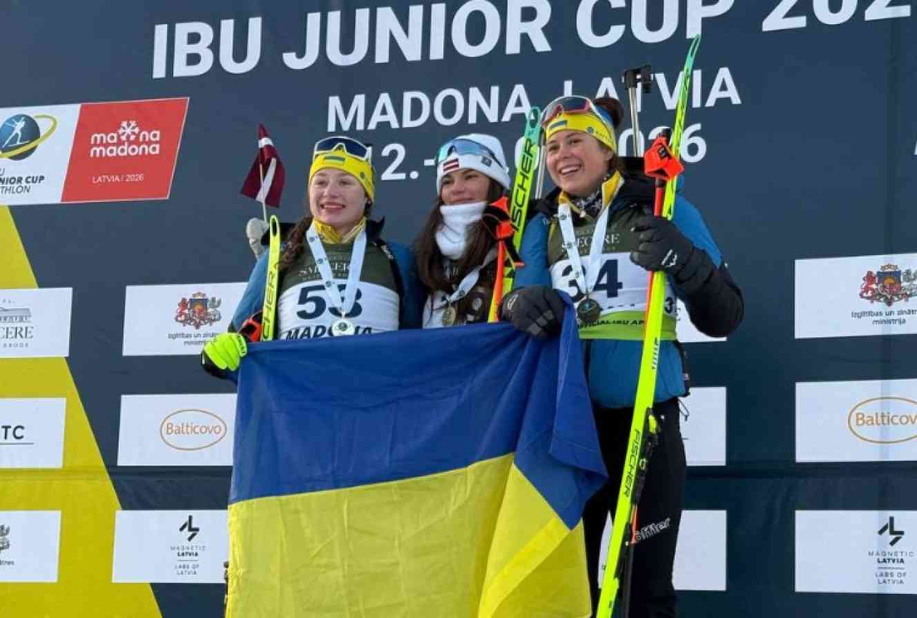 Сумська біатлоністка на п'єдесталі юніорського Кубка світу