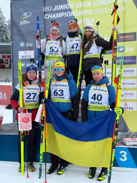 Сумські біатлоністи &ndash; &laquo;в квітах&raquo; на юніорському чемпіонаті Європи