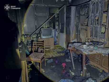 У Сумах на пожежі в квартирі загинув чоловік