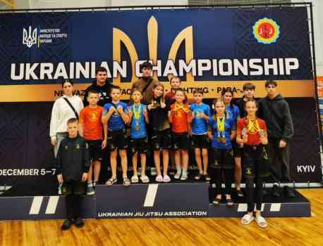 Сум&rsquo;яни здобули дев'ять медалей на чемпіонаті України з джиу-джитсу